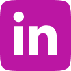 Linkedin Icon Pink