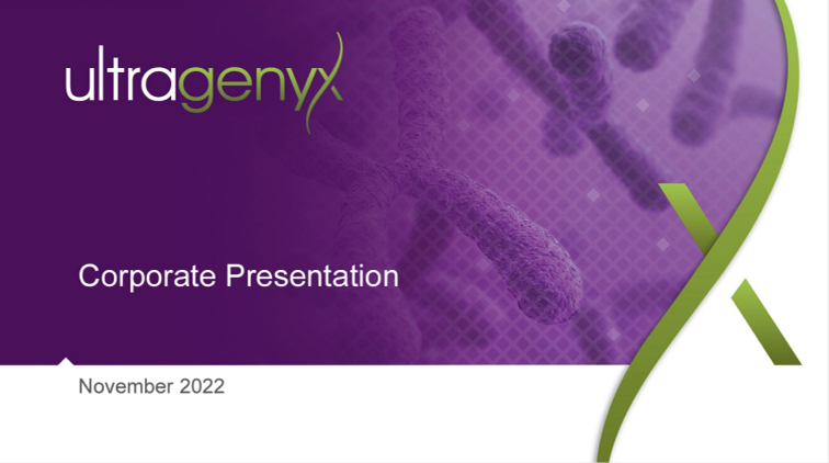 Ultragenyx Corporate Presentation