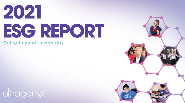 Ultragenyx 2021 ESG report