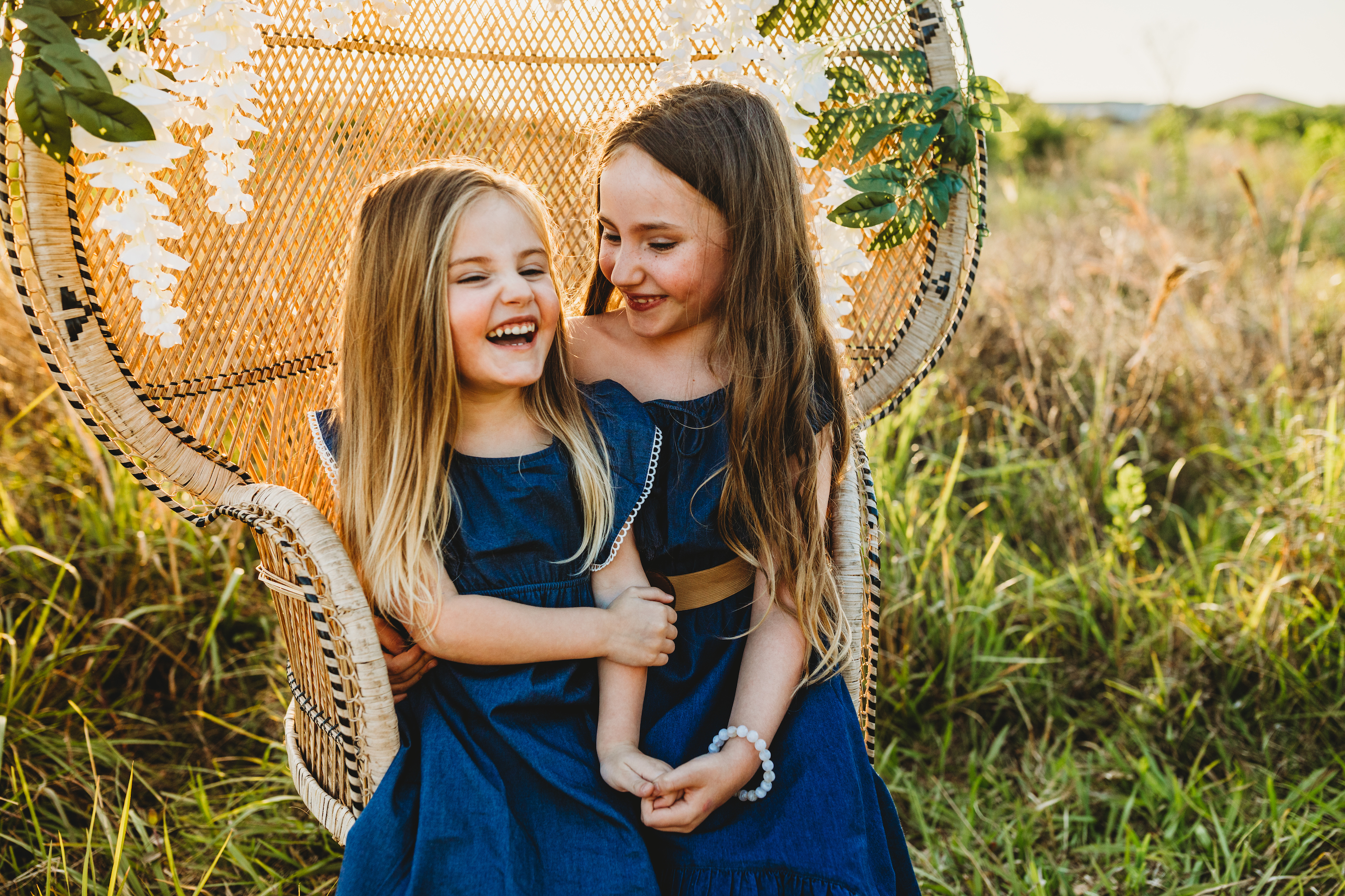 Photo: Michelle’s daughters, aged five and eight