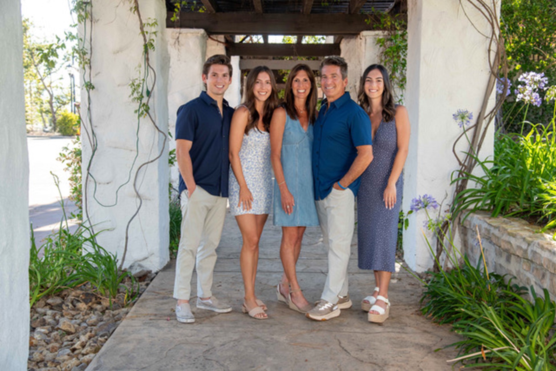Photo: Michael Julius, one of the founding members of The Children’s Fund for GSD Research and his family, including his son Adam who lives with GSDIa